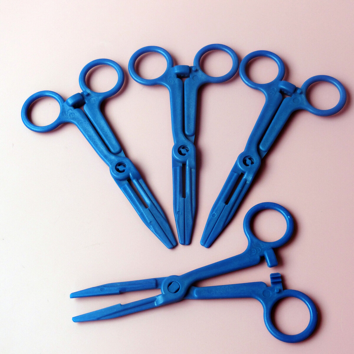 200 x Long Pointed Hemostat Forceps Cotton Forcep Body Piercing Clamp Tool Kits