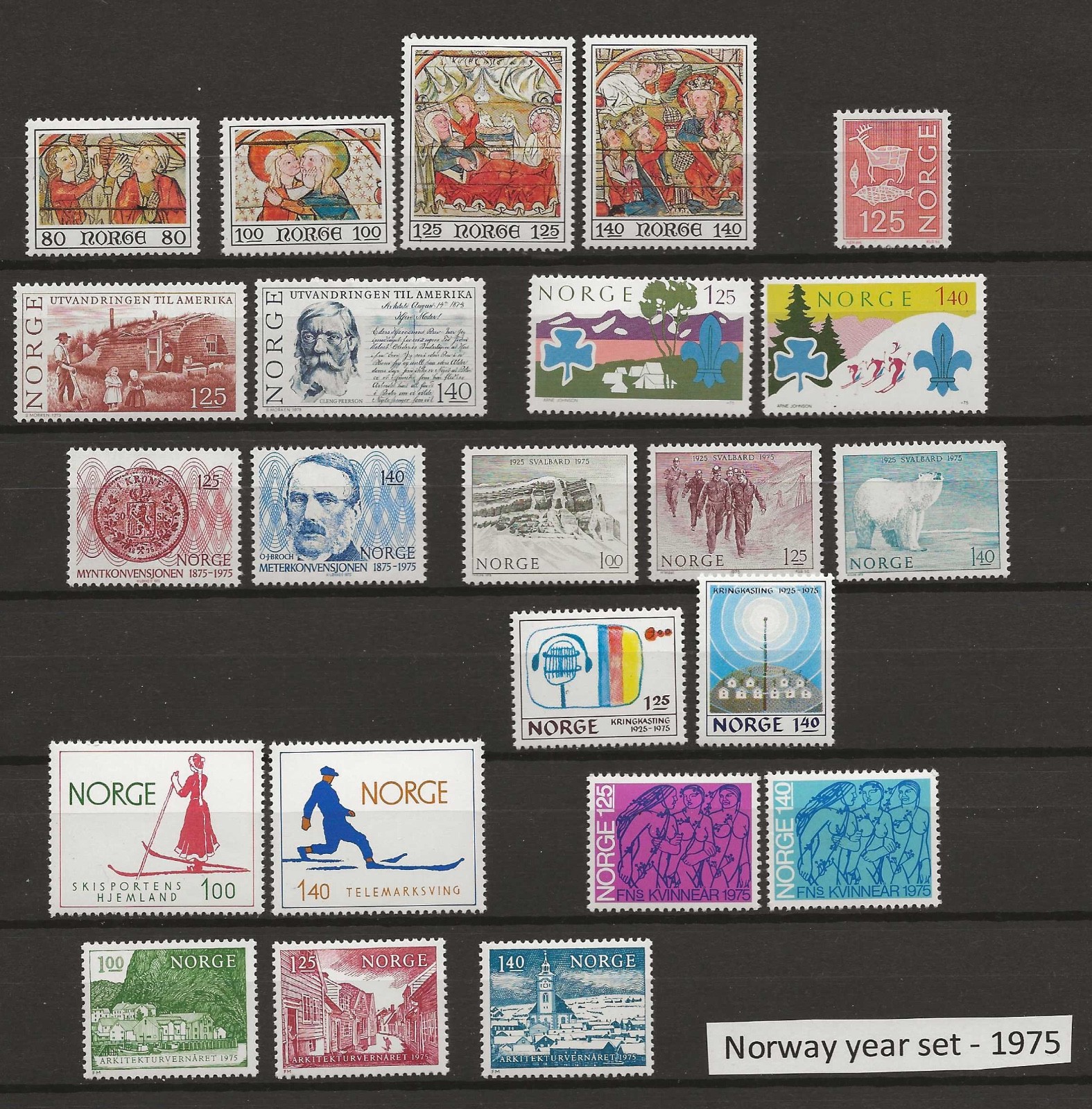Norway 1975 year set MNH