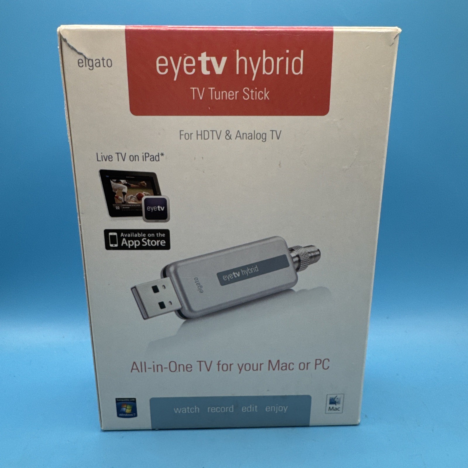ELGATO EyeTV Hybrid TV Tuner for Mac or PC... Open Box