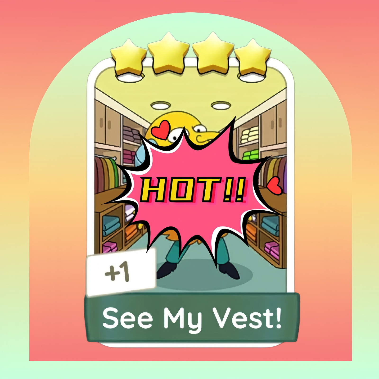 ⭐See My Vest!⭐ 4 Star - ⭐Monopoly.GO Sticker Set 14-5