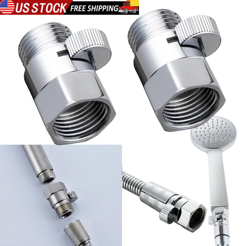 1/2pcs Shower Flow Control Valve Shower Head Shut Off Valve for Handheld Shower
