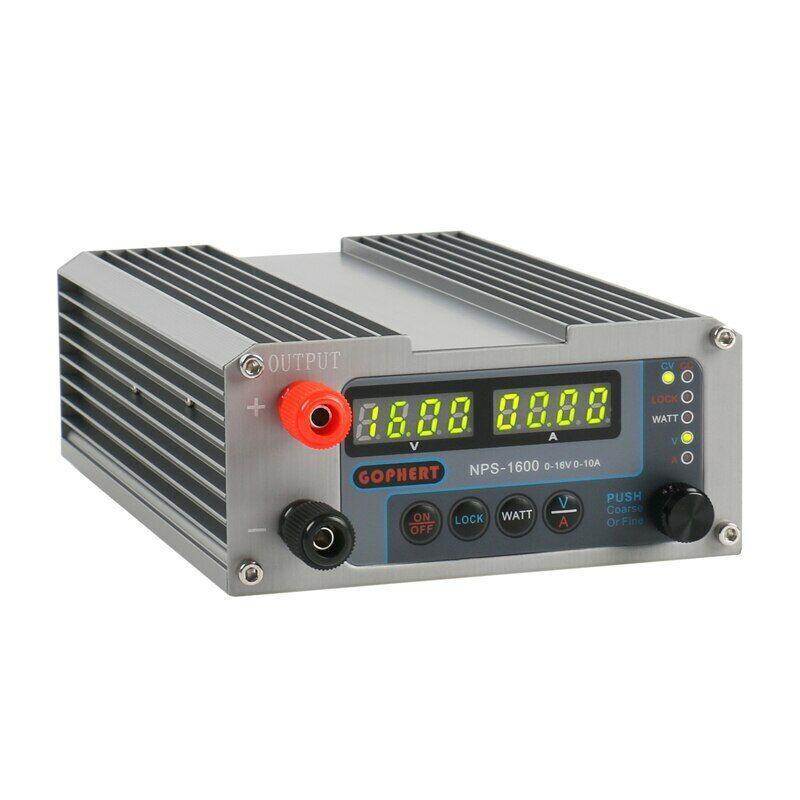 NPS-1600 Lab Adjustable Digital Mini DC Power Supply WATT With Lock Function