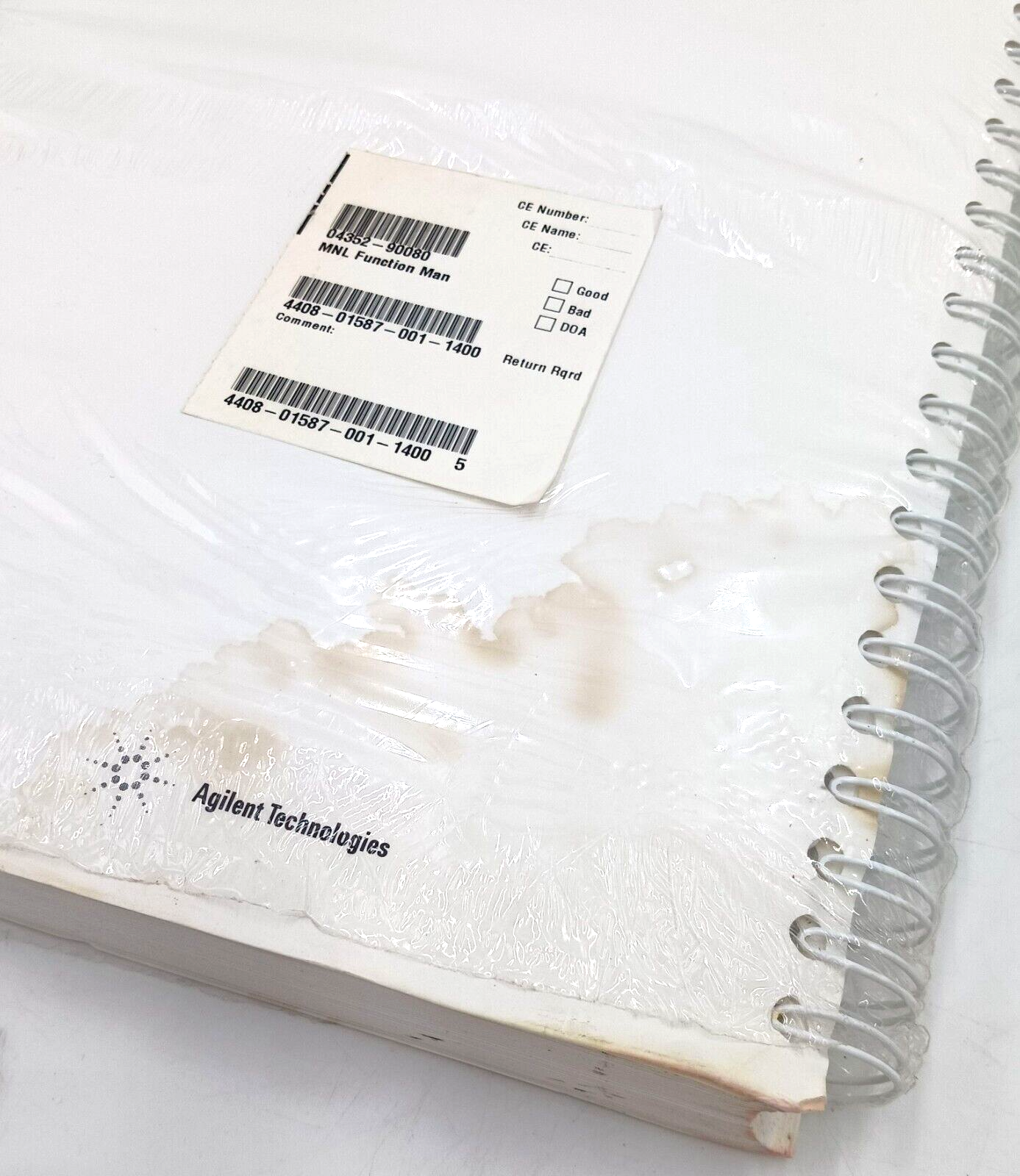 Agilent Technologies 8703B Lightwave Component Analyzer Users Guide
