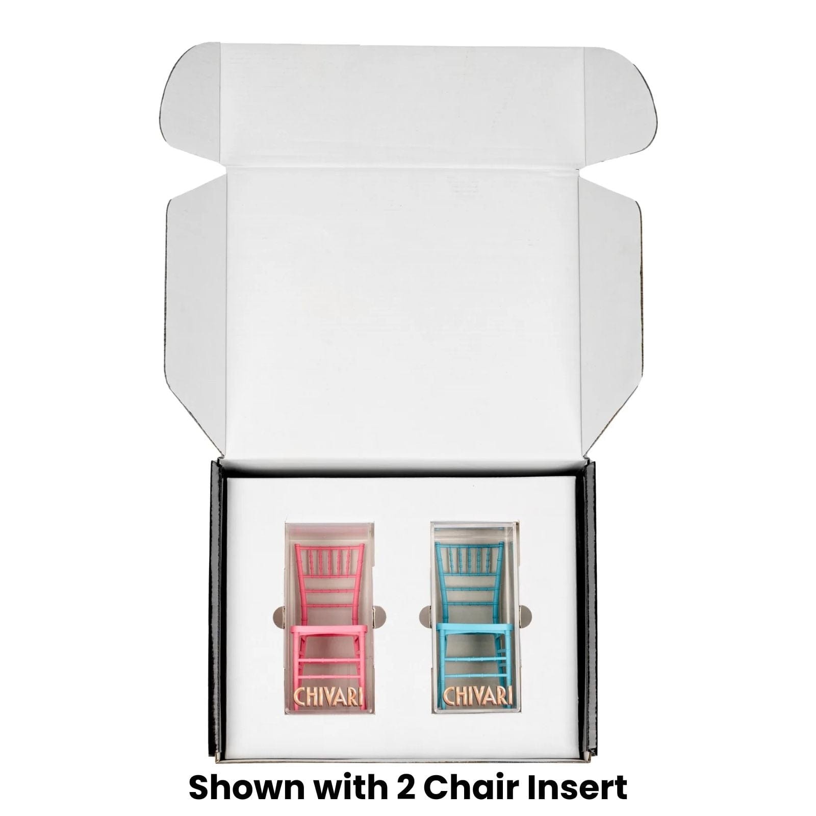Turquoise Blue Mini Chiavari Chair 1:6 Scale Model by Chivari