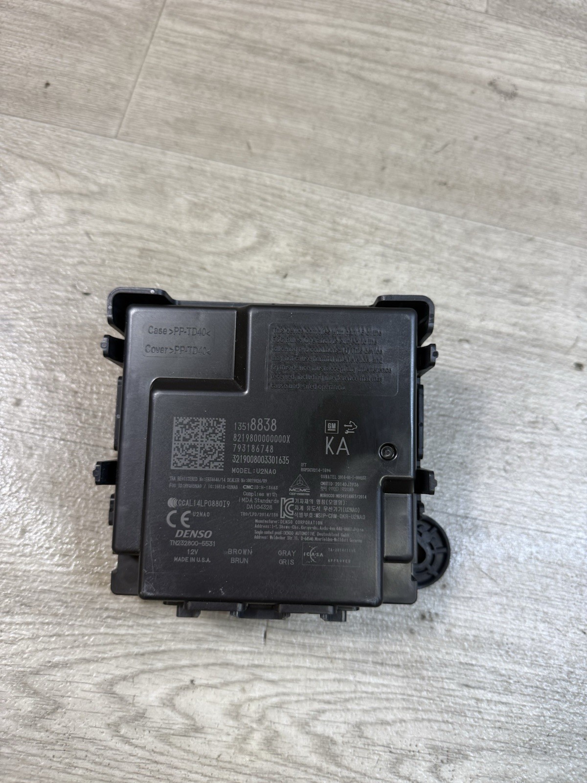 OEM Cadillac Chevy Camaro SS Keyless Entry Control Module 13518838