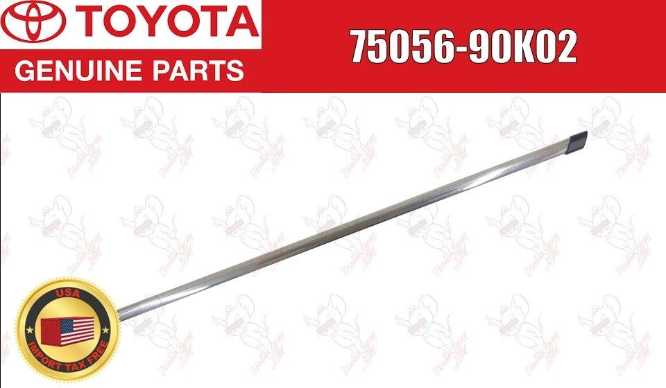 TOYOTA Land Cruiser Genuine Roof Drip Side Finish Molding LH 75056-90K02 OEM