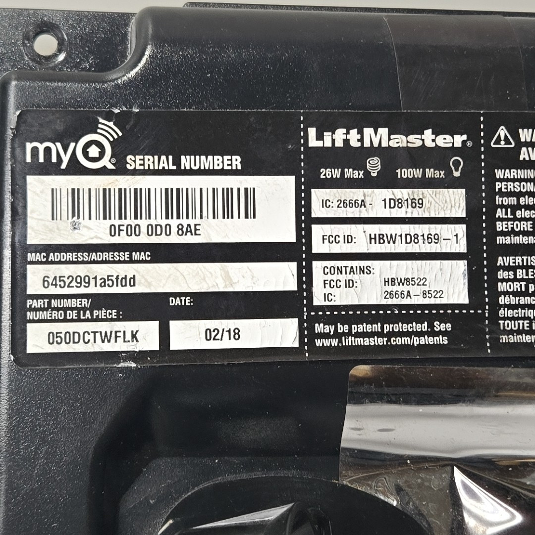 LiftMaster 050DCTWFLK Logic Board W LED 🟨 Yellow Learn Button OEM Tested