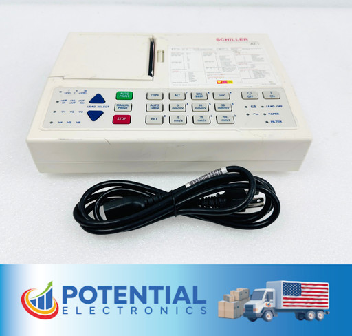Welch Allyn Schiller AT-1 ECG/EKG Portable Machine NO LEDS FREE SHIPPING 🚚