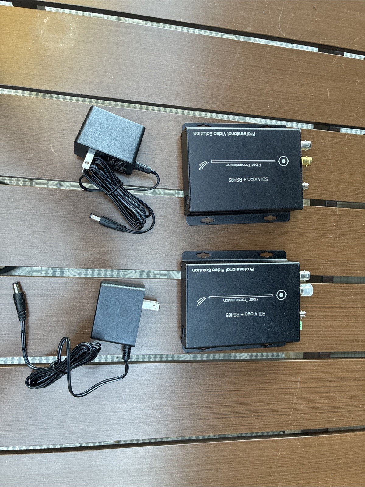 SDI Video + RS485 Fiber Transmission Tx rx pair