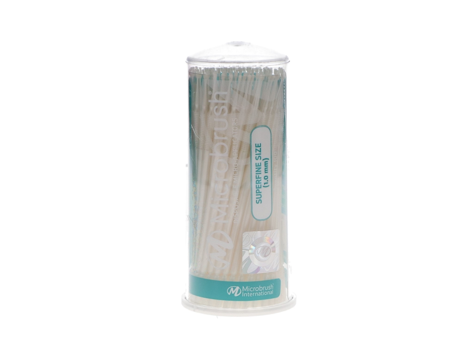 Microbrush MSF100 Tube Series Micro Applicators Super Fine White 100/Pk