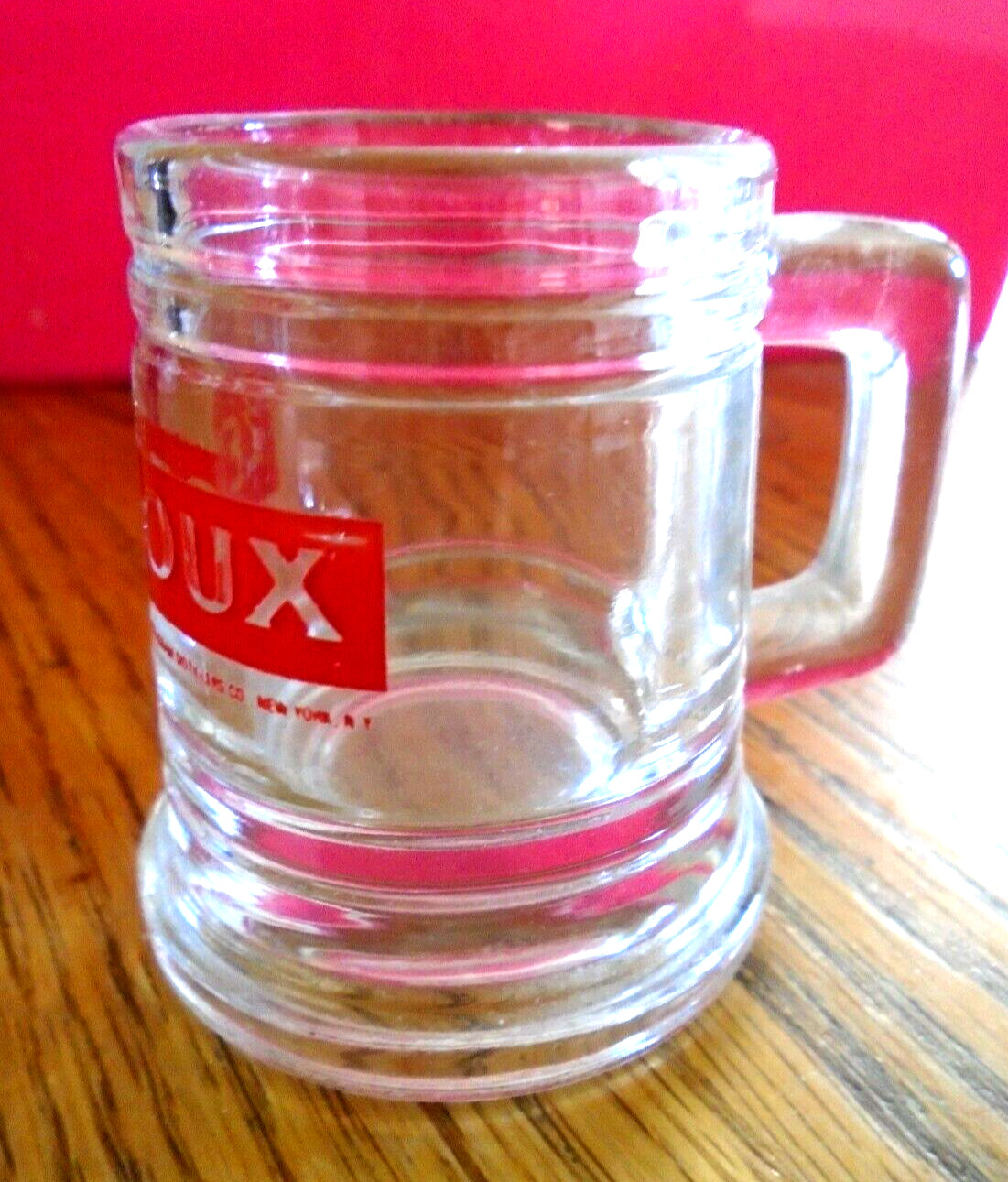 Leroux Whiskey Mug Type SHOOTER SHOT GLASS BAR WARE