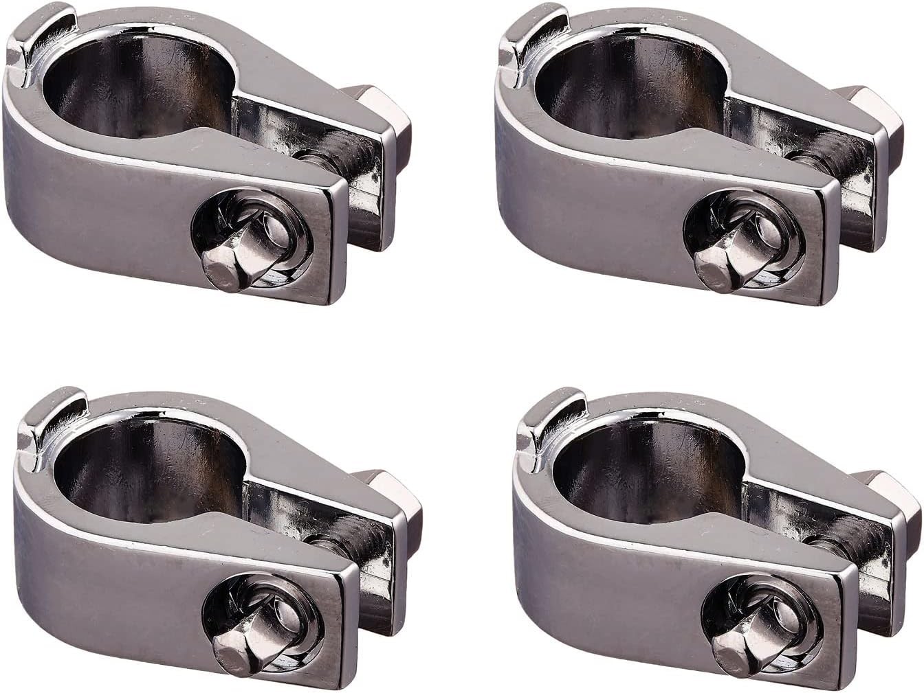 Jiayouy Chrome SC-ML78 Memory Lock 7/8 Inch Diameter 4 Pack Silver