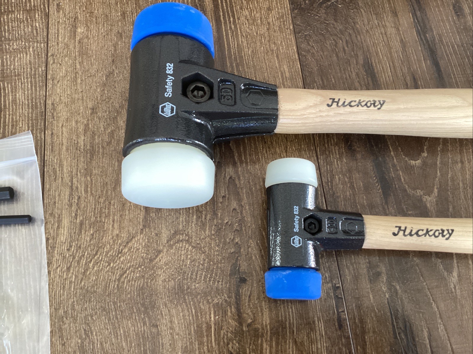 NEW Wilha Split Head Replaceable Face Mallet Lot (2) 832 Large & Small Free Ship