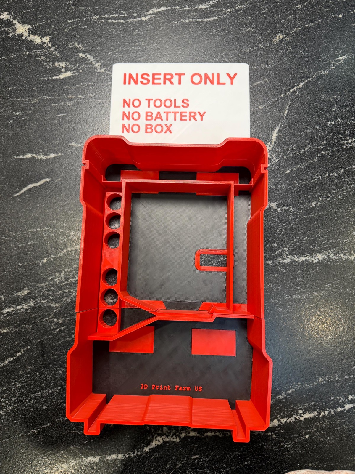 Milwaukee Compatible RedLithium Laser Packout Insert Tray