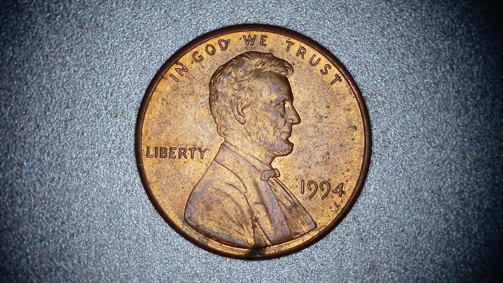 1994 RD Lincoln Cent with Extra Columns