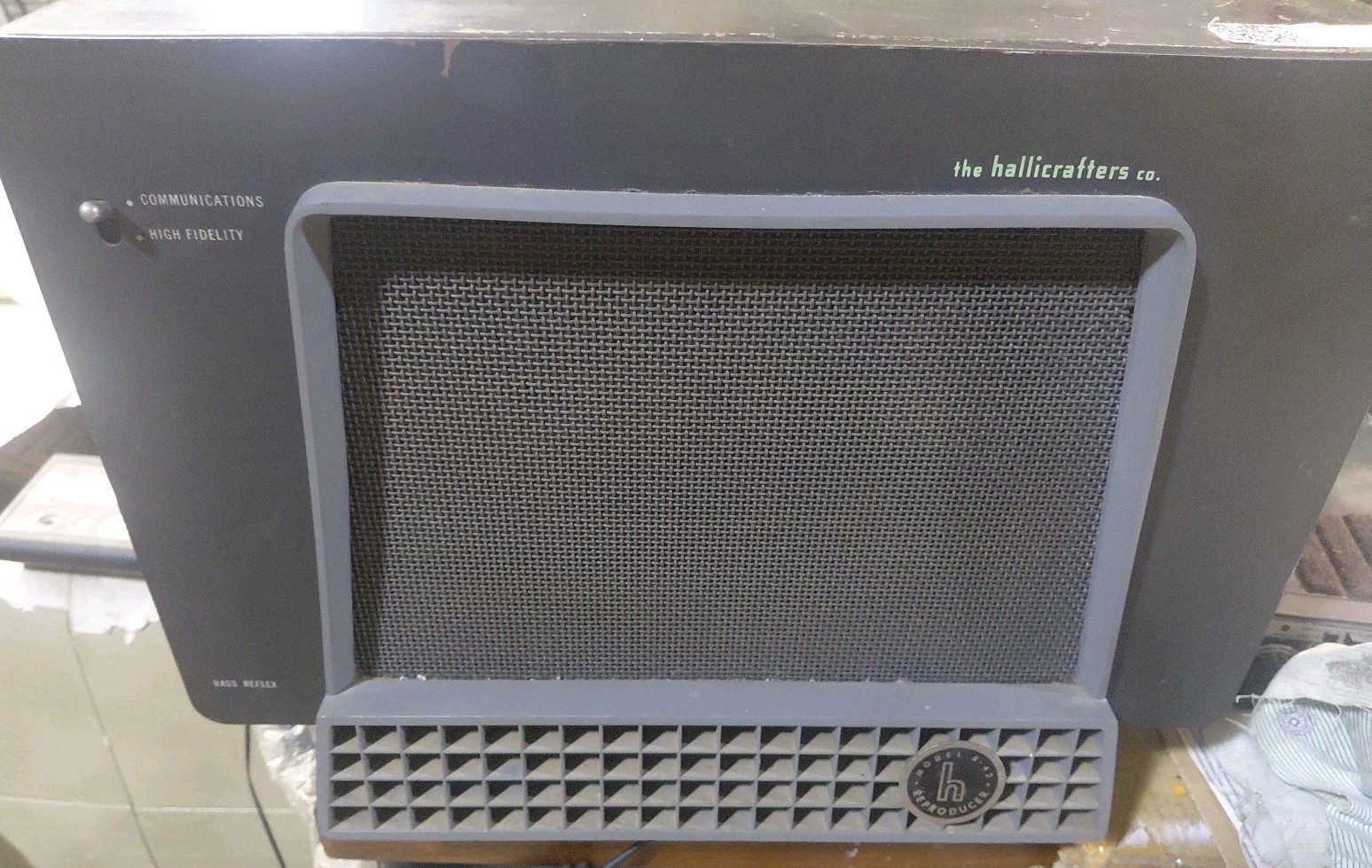 Vintage Hallicrafters R-42 Speaker tested Estate- Bt4116