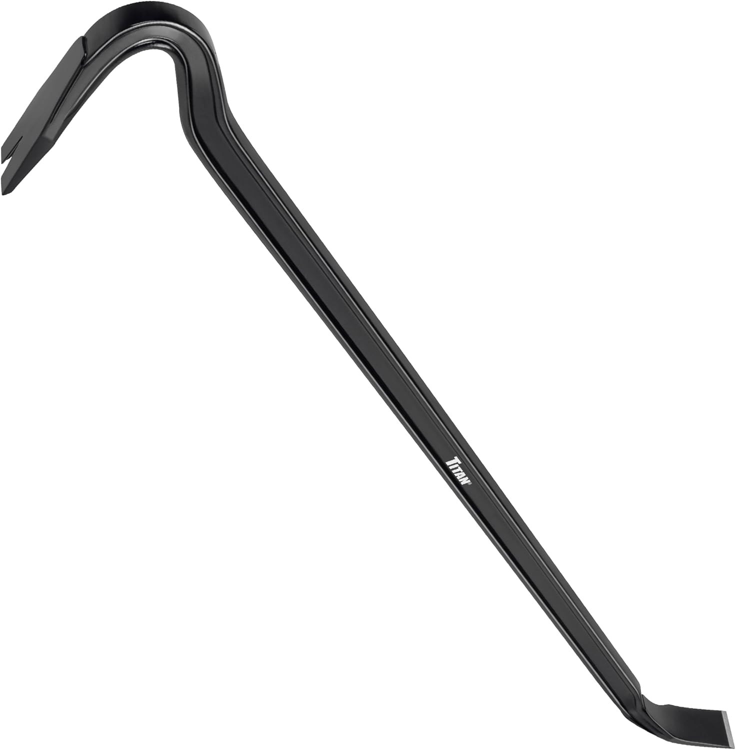 Pro-X 63801 36-Inch I-Beam Wrecking Bar with Curved Gooseneck Design, Fully Hard