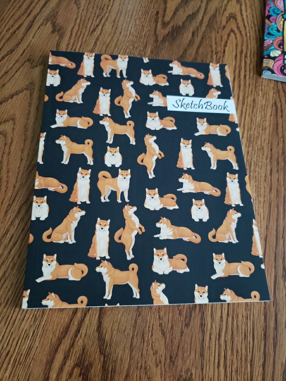Sketchbook Dog Covered Notebook Front And Back 8.5 X 11 for Drawing New