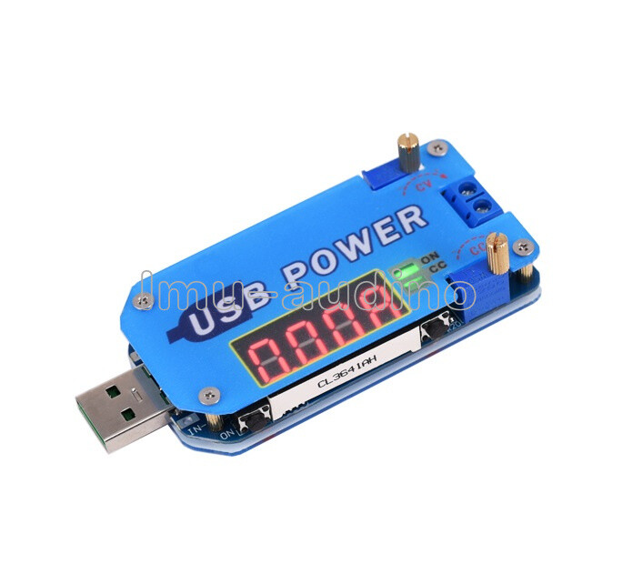 USB Adjustable 15W Step Up/Down Power Supply 5V to 0.5 30V Buck Boost Converter