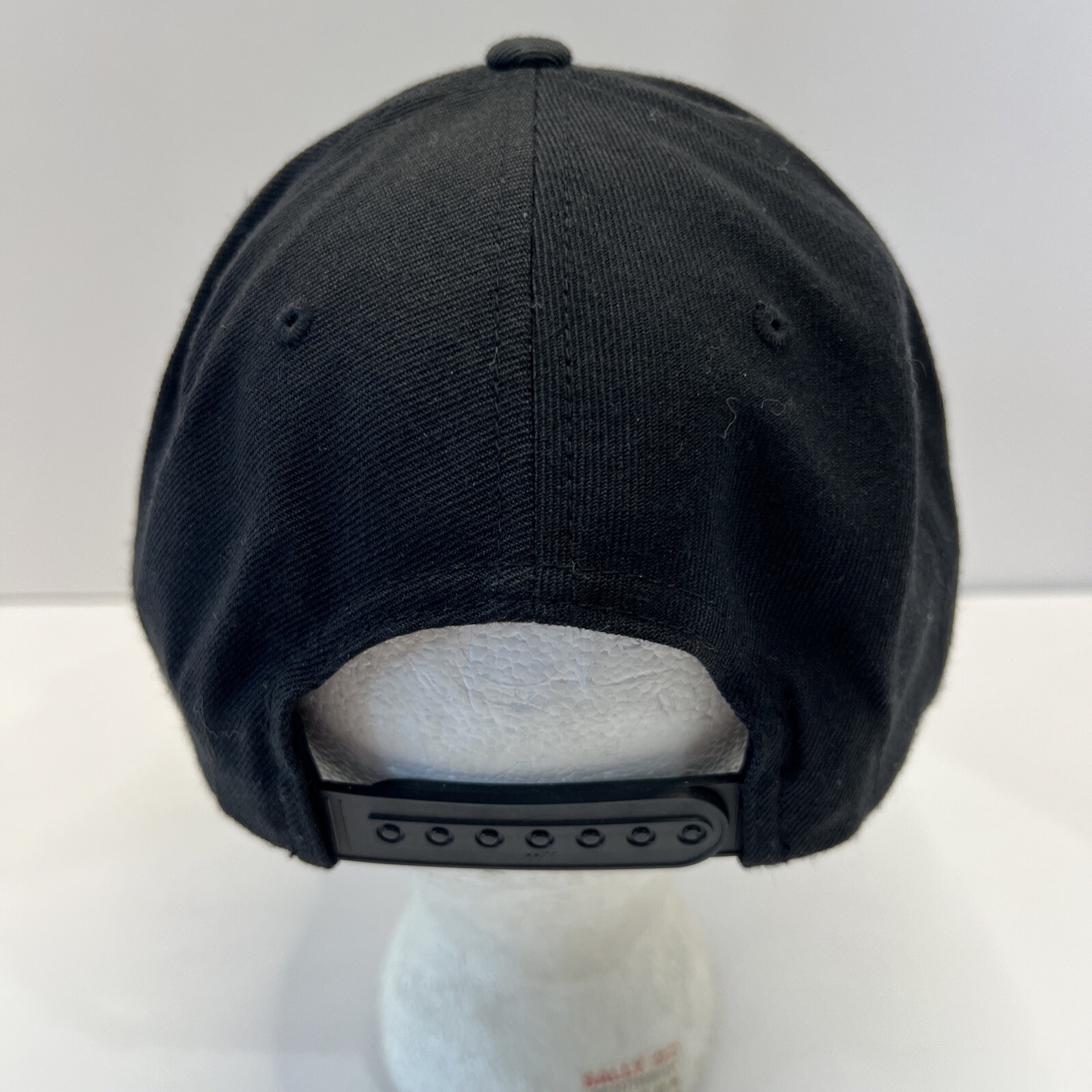 Black & White X Flag on Black Hat Cap Made in John’s County. Snapback