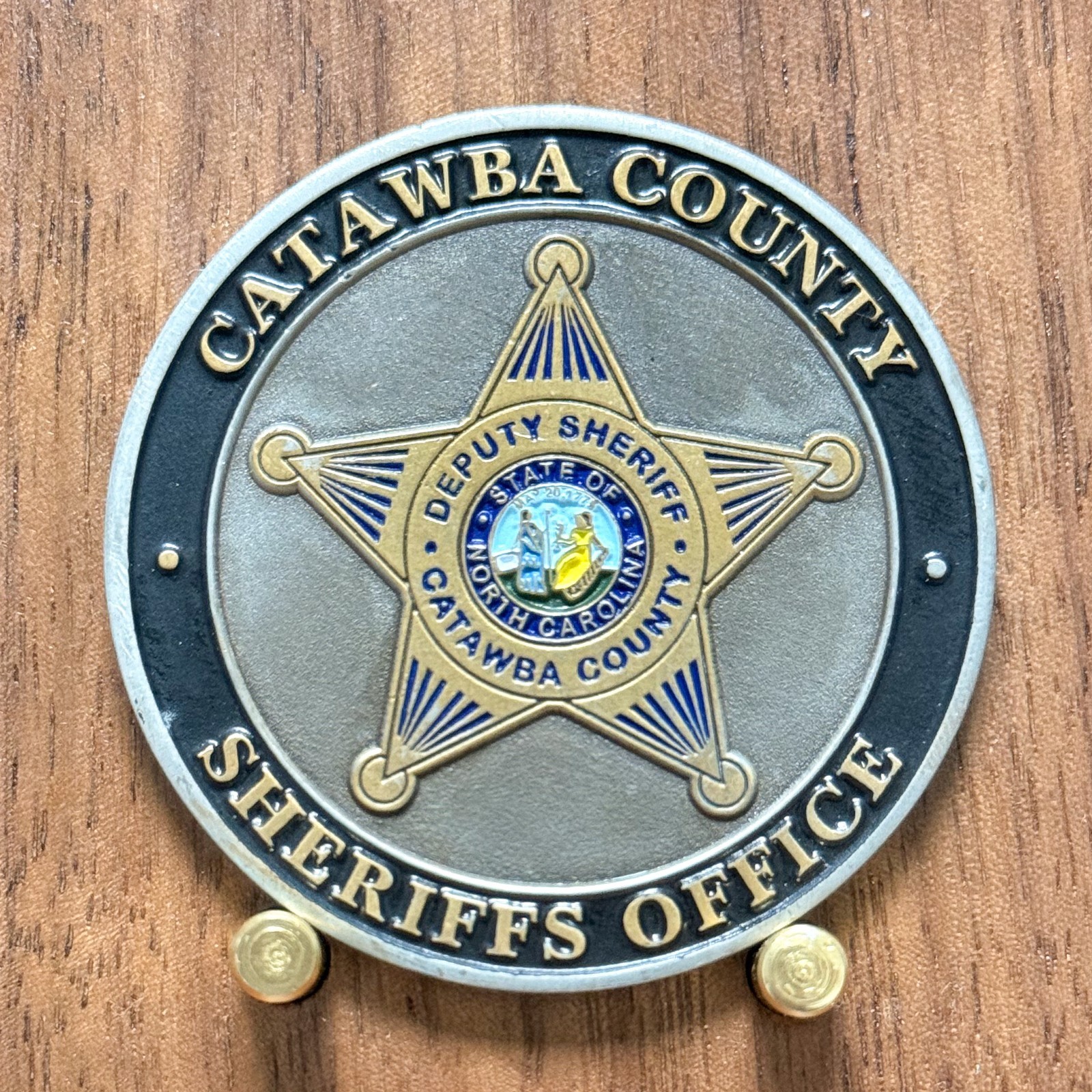 Catawba County Sheriff NC Police Badge Emblem Challenge Coin  W#8