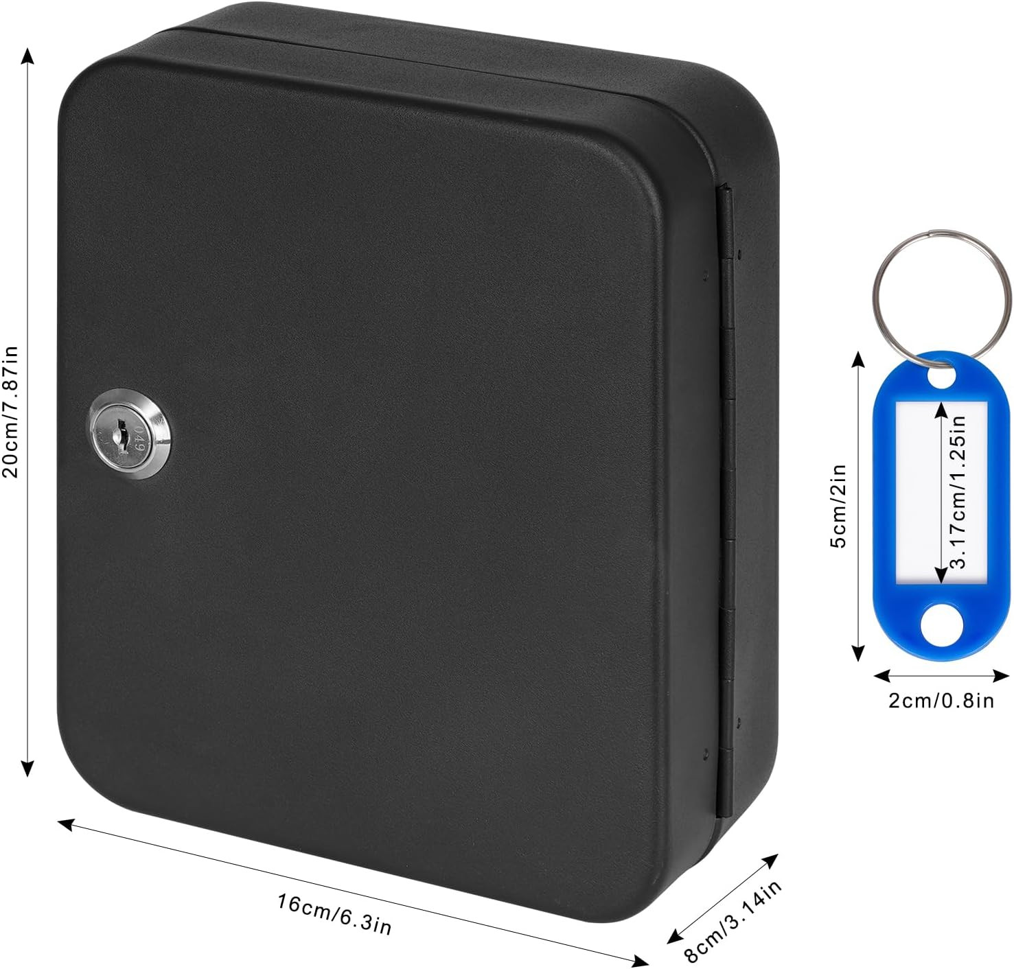 KYODOLED Key Cabinet Wall Mount Locking Key Box Organizer Lock Box New