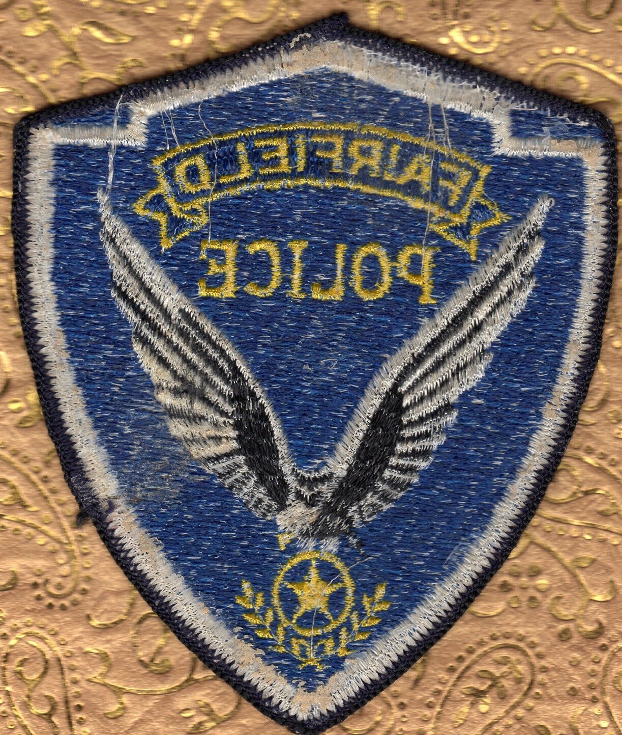 Fairfield California Police Shoulder Patch