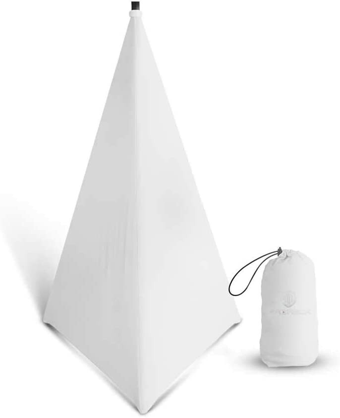 PRORECK Speaker Stand Cover Tripod Stand Skirt Skrim White