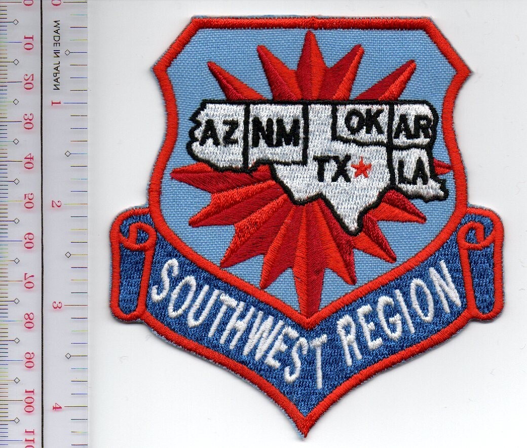US Civil Air Patrol CAP Southwest Region US Air Force USAF-AUX Patch NO TARIFF