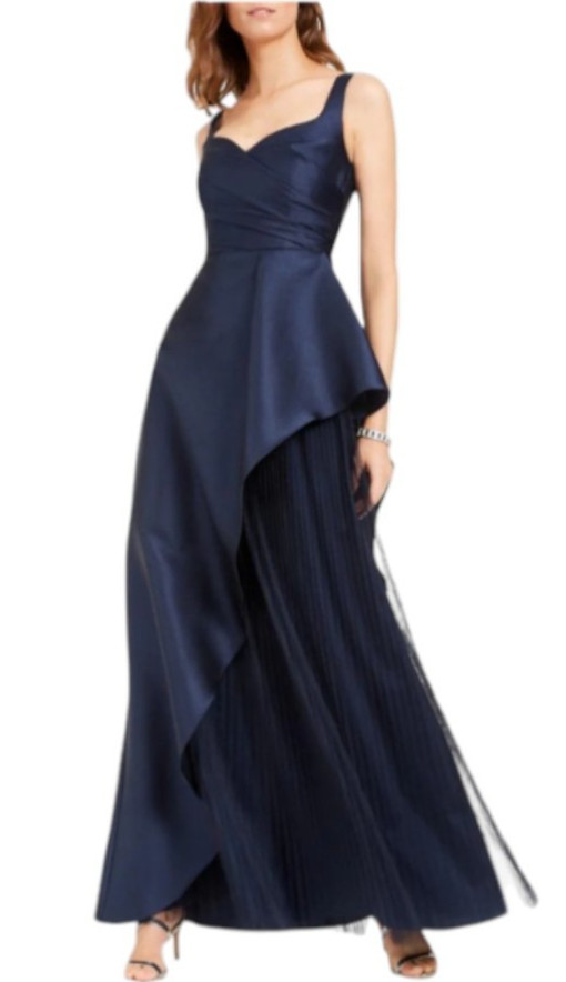 Adrianna Papell Women's Mikado Long Dress | Size 8
