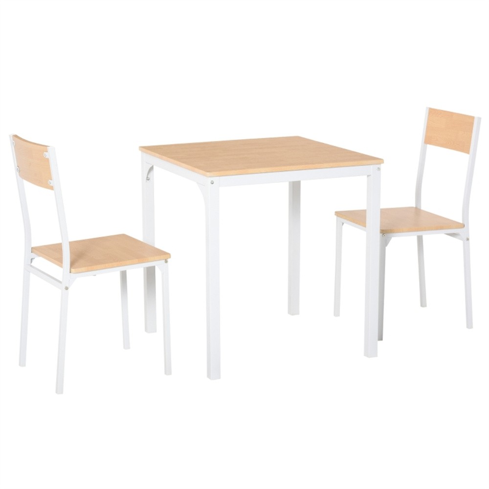 Dining Table and Chair Including A Square Dining Table and 2 Matching Chairs