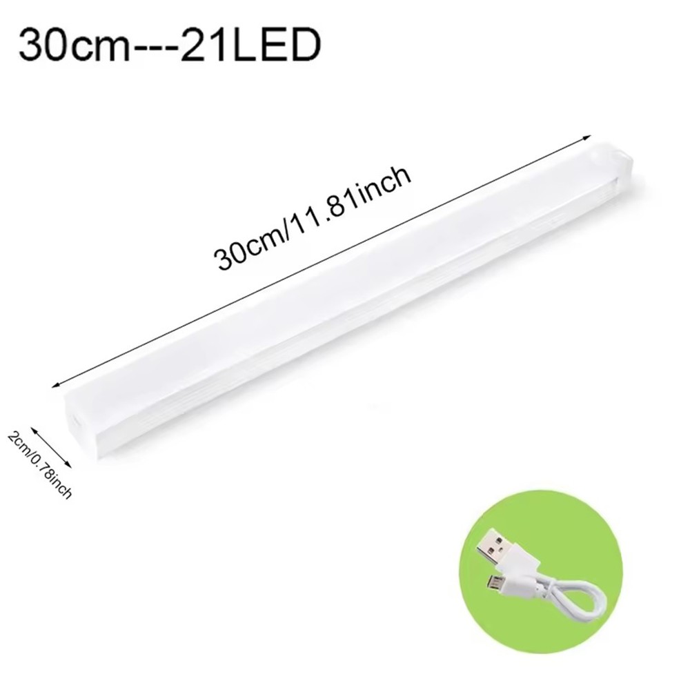 4 Pack LED Under Cabinet Lights, Rechargeable Motion Sensor, 3 Color Dimmable
