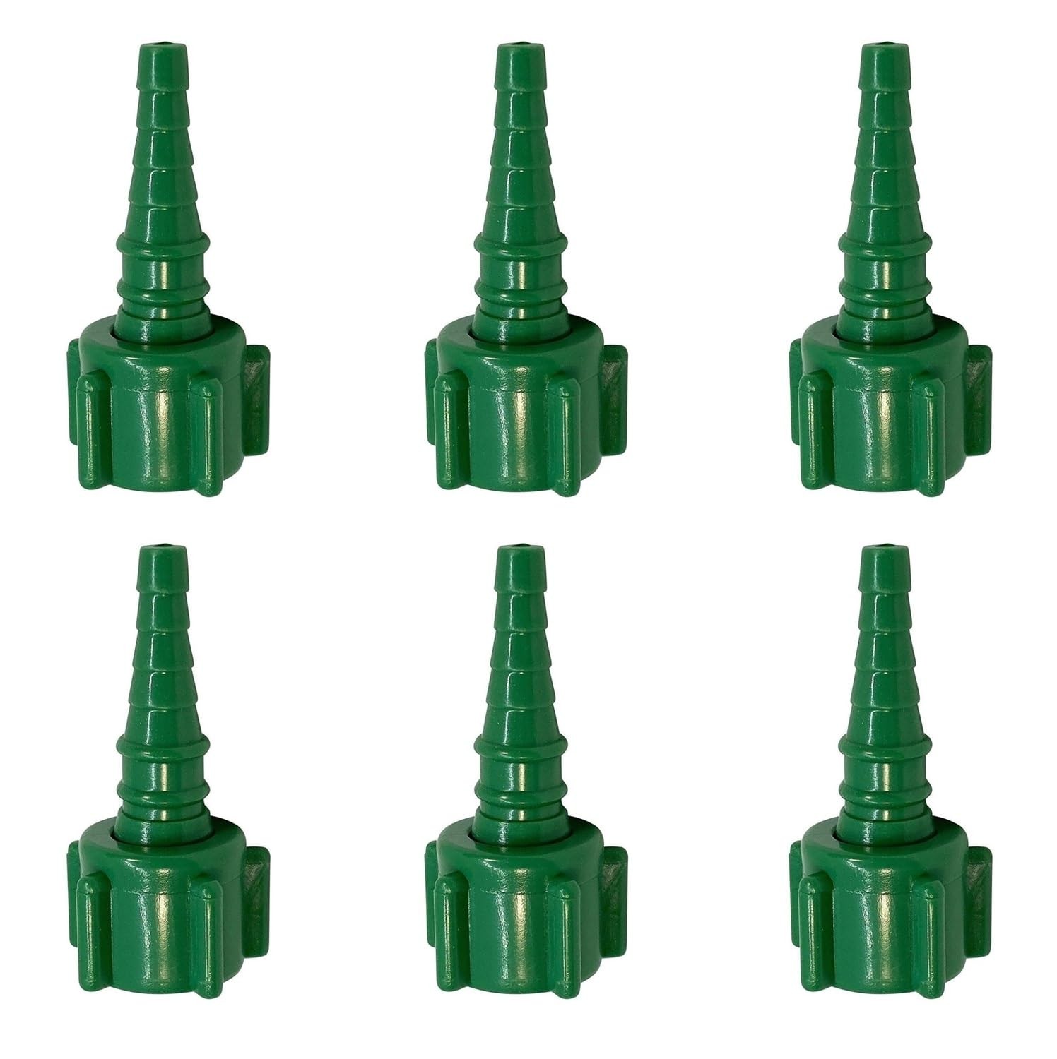 Swivel Barb Adaptor Nipple Nut, Swivel Nipple Christmas Tree Connector, Green...