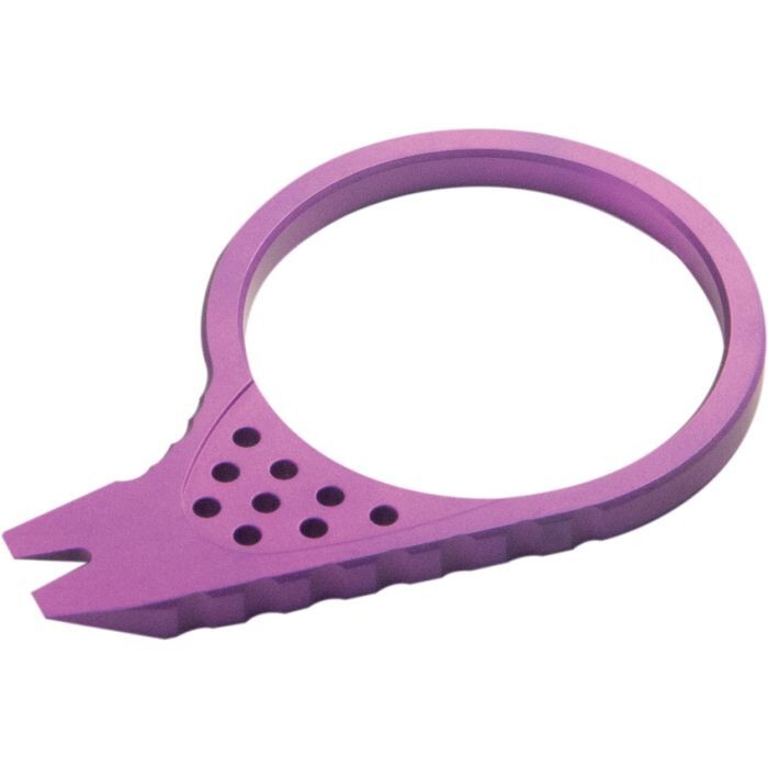 Kubey Pry Tool Purple Finger Ring Titanium Construction Durable Lightweight