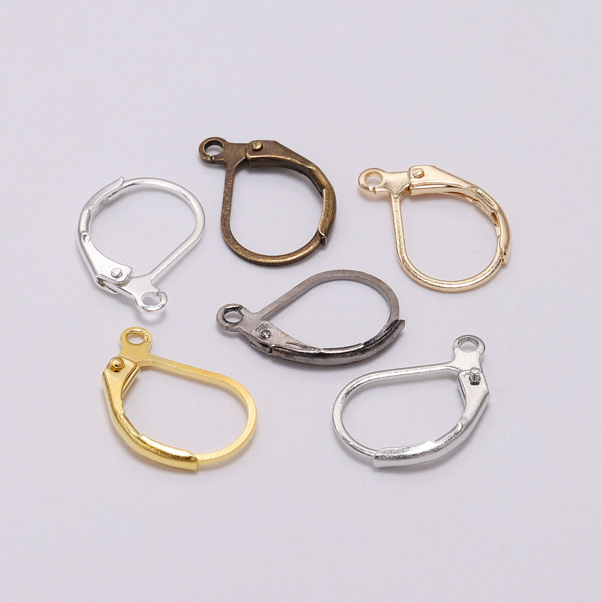 Copper Spring French Ear Hook Ear Clip Ear Buckle DIY Earring Jewelry Accessorie