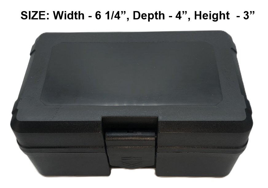 Small Hard Case with Foam Insert, 6.25" x 4" x 3" NEW
