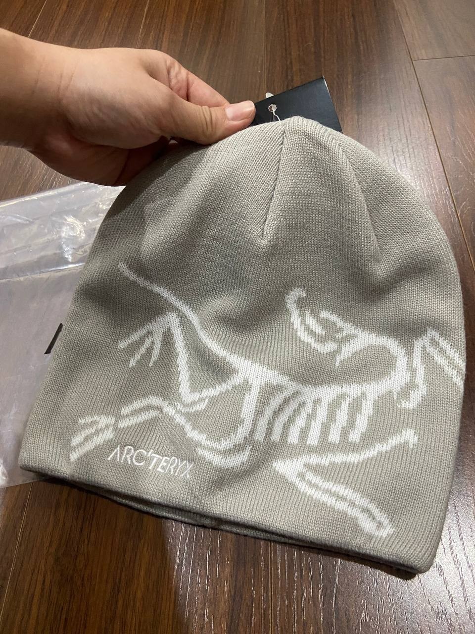 NWT Arc'teryx Bird Head Toque Beanie Hat Gray Winter Cap