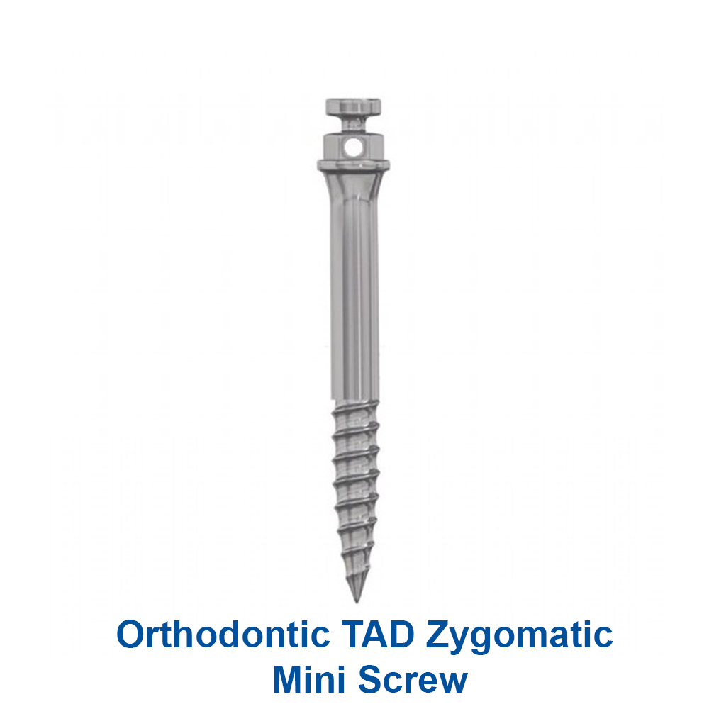 Dental Titanium Orthodontic B0ne Mini Screw Zygomatic TAD IZC L17mm Ø2mm