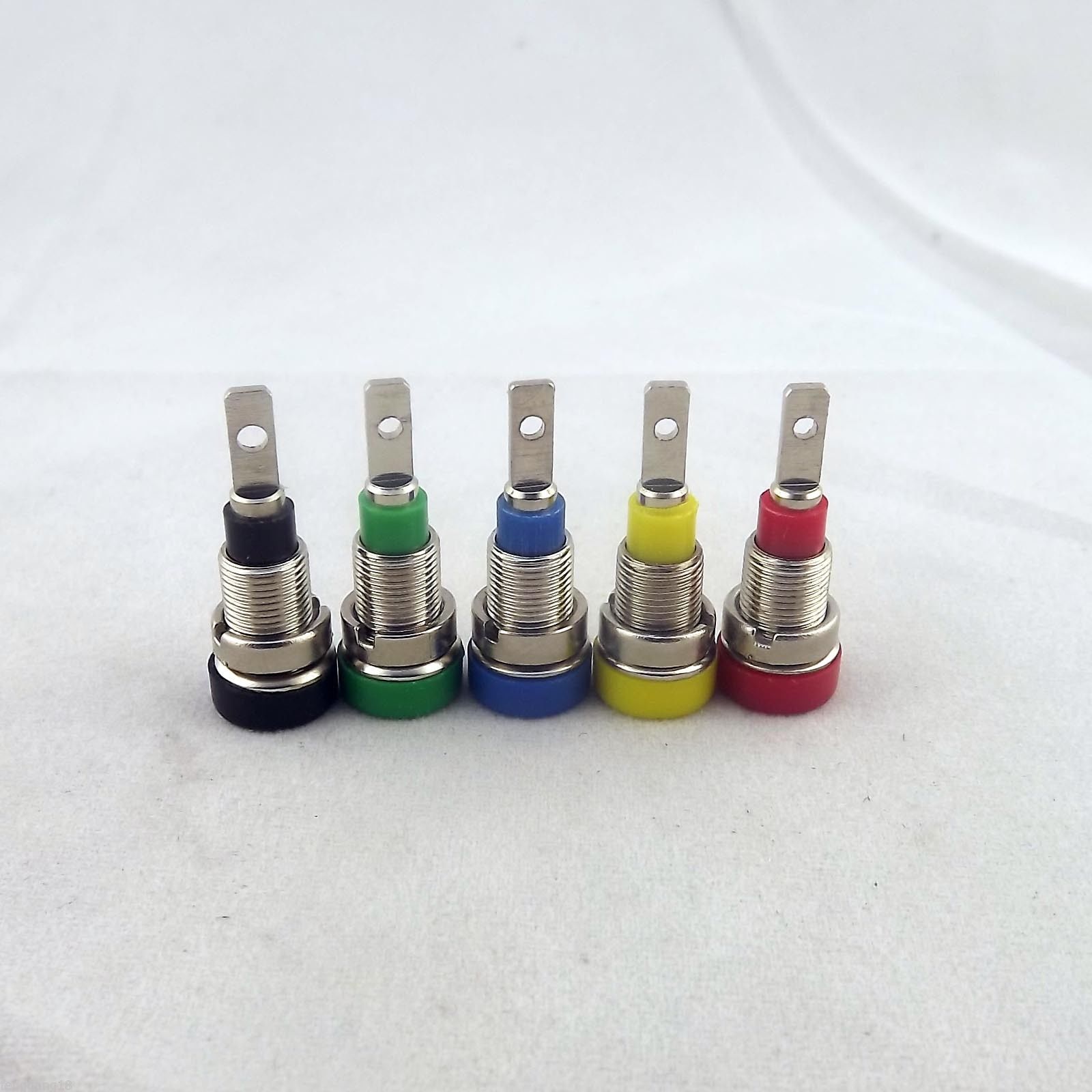 10x Multimeter Instrument 2mm Binding Post Banana Socket Panel Mount Test Probe