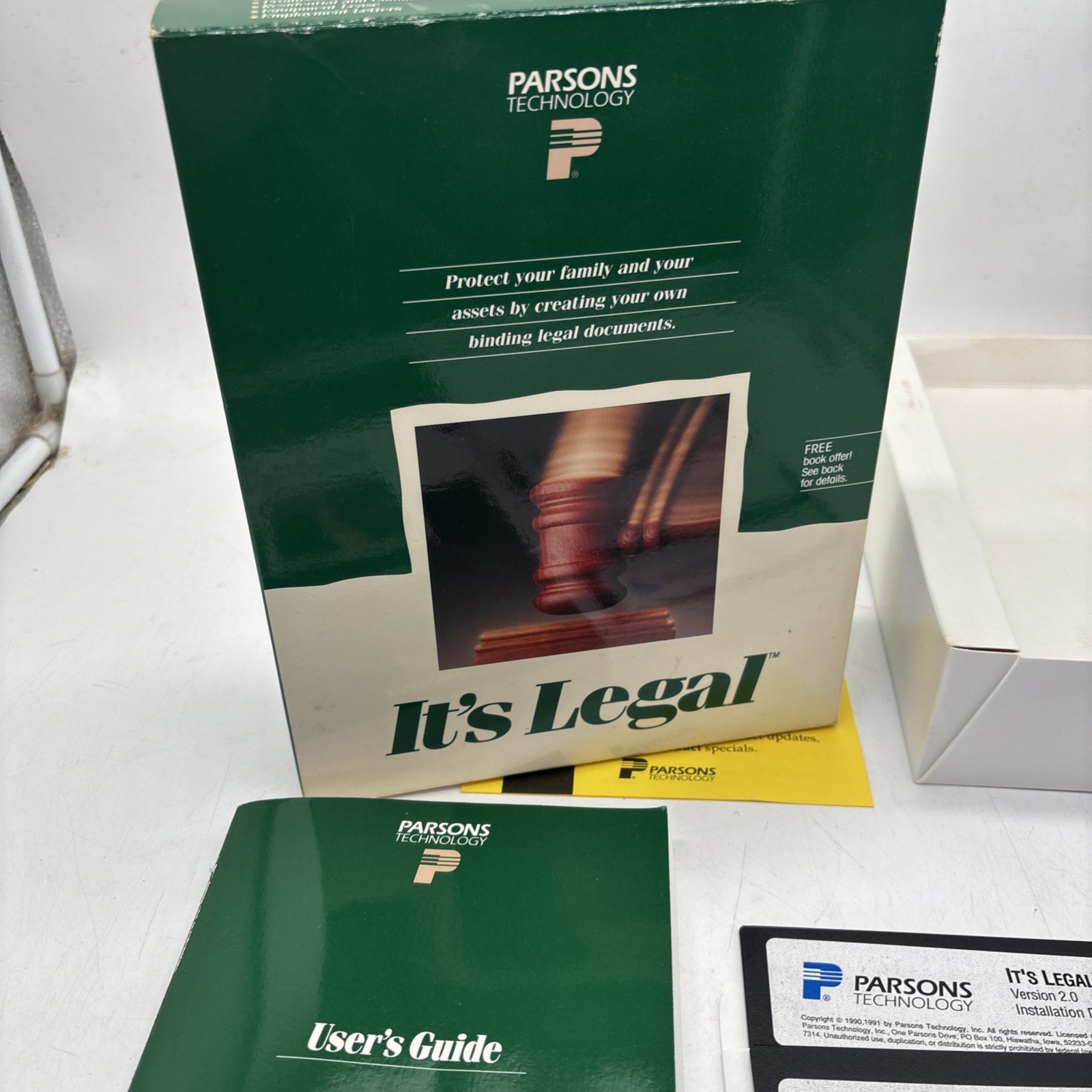 “It's Legal” 2.0 Parsons Technology Computer Software Lawyer Software Complete
