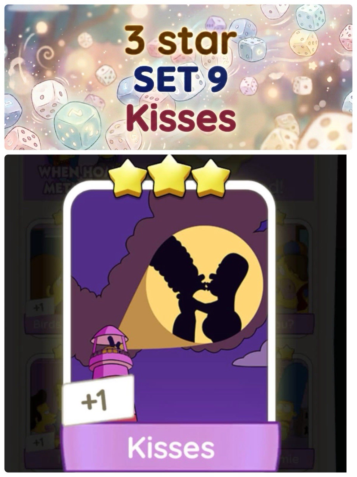 Kisses - 3 Star - Set 9 Monopoly Go