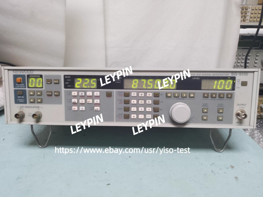 1PC Used Kenwood SG-5110 FM Stereo FM-AM Signal Generator 100KHz-110MHz #W*yiso
