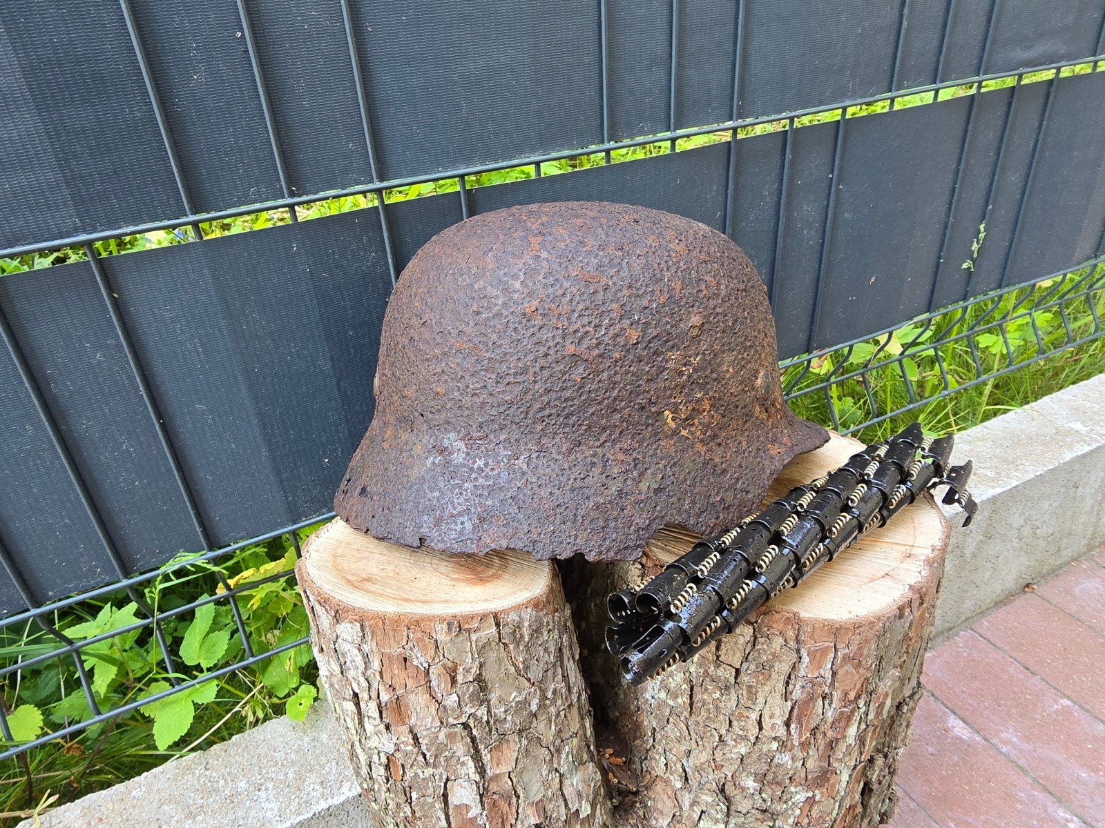 WW2 Accessories from the German bunker rare relic.
