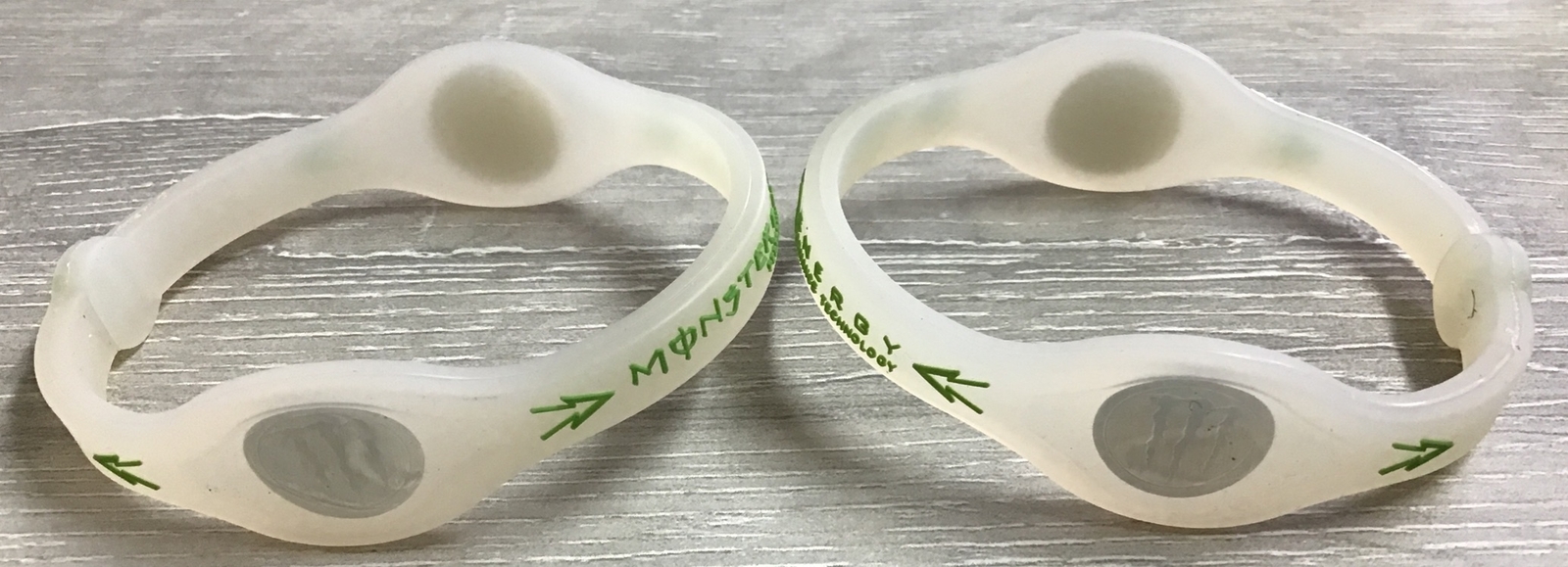 (LOT OF 2) Performance Tech MONSTER ENERGY Clear Silicon Body Balance M - NEW