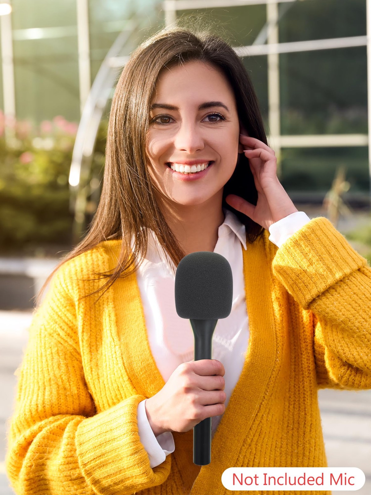 Interview Microphone Handheld Adaptor for Rode Wireless Go Ii/Wireless Pro/Wi...