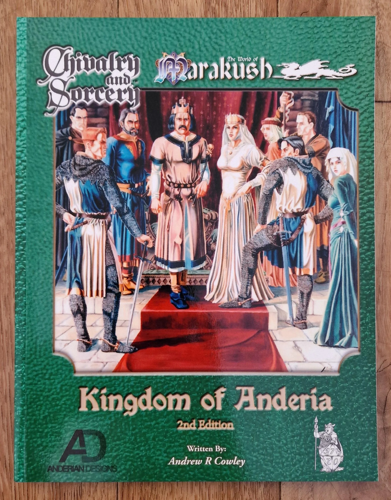 RPG Book Kingdom of Anderia for Chivalry & Sorcery by Anderian Designs POD