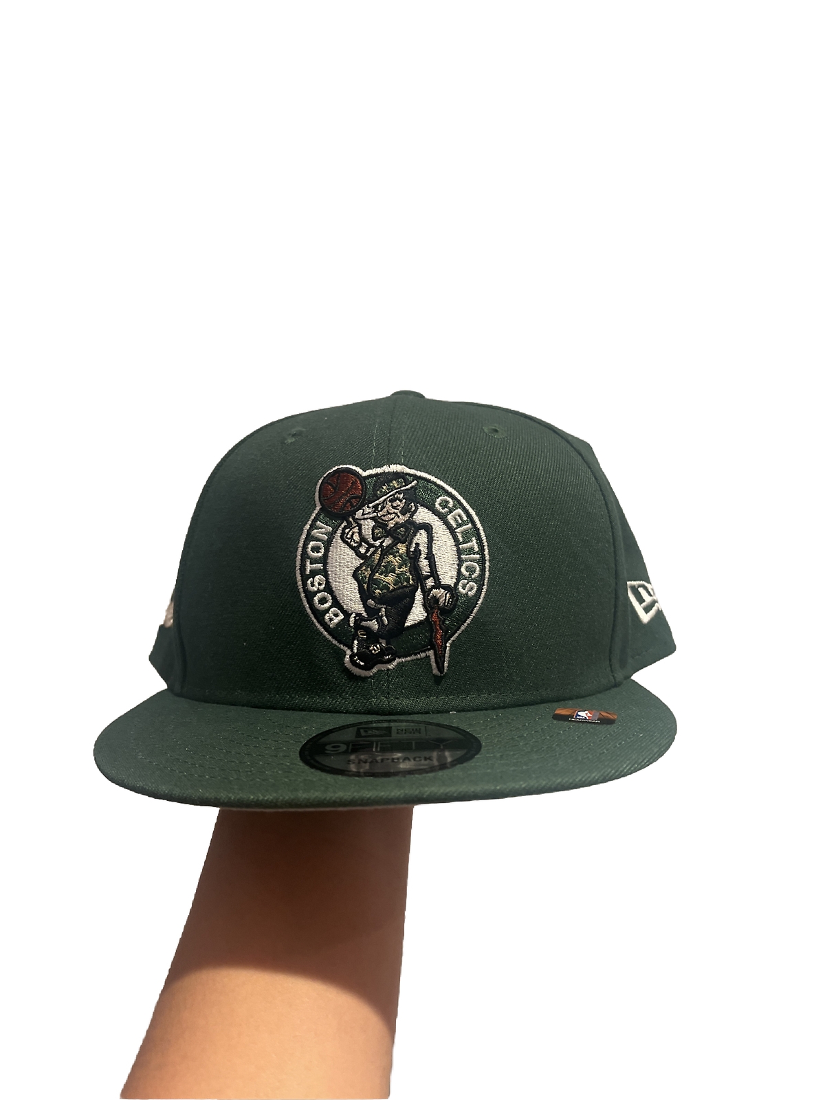 Signed Jason Tatum, Marcus Smart, and Jaylen Brown snapback hat￼