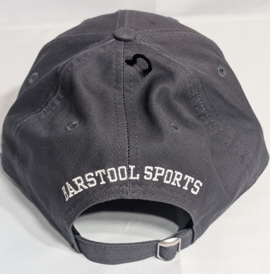 New Era Barstool Sports Logo 9TWENTY Adjustable Strapback Gray Script Hat Cap