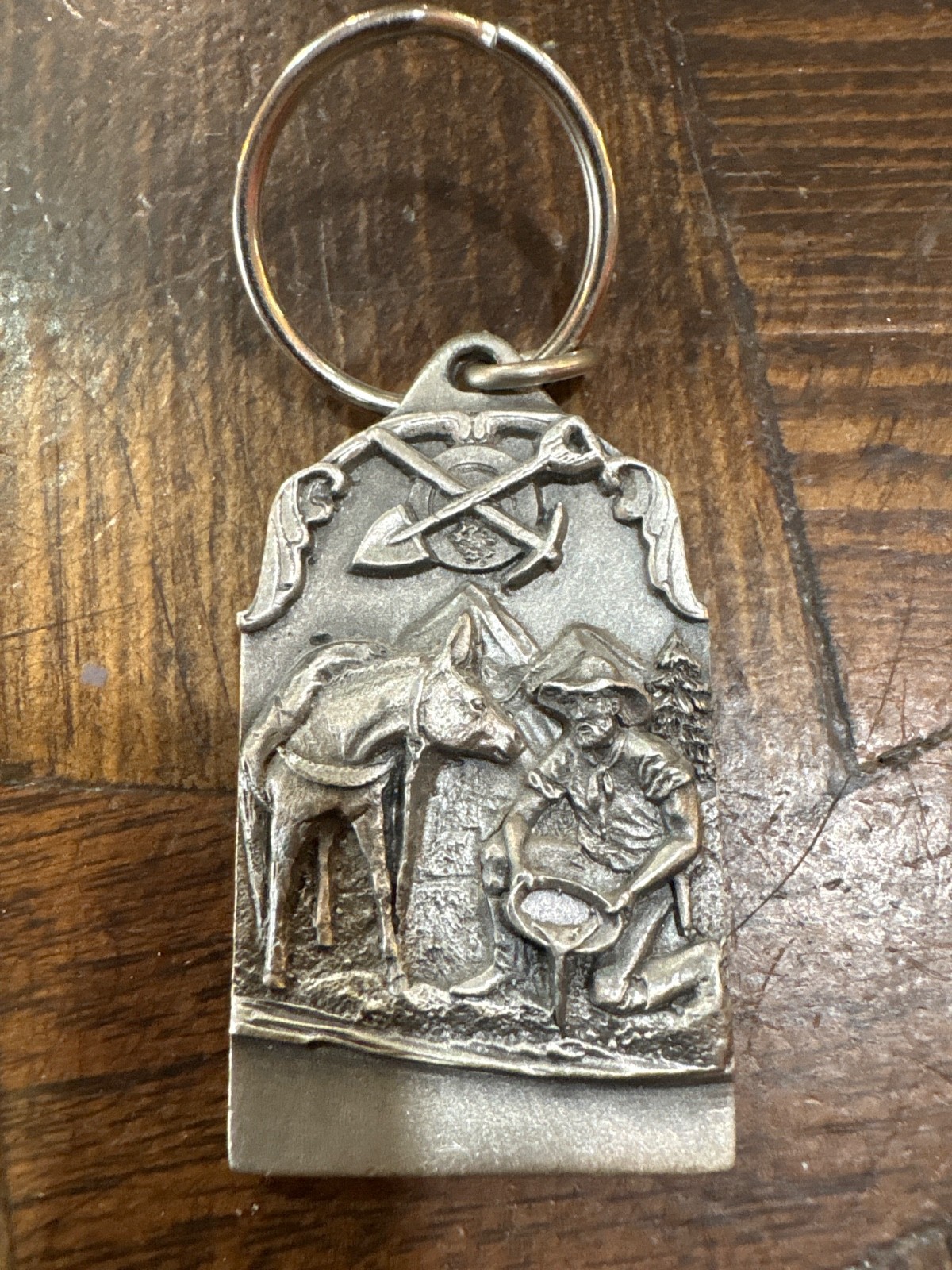 Vintage 1990 Siskiyou Buckle Co. KEY CHAIN  CALIFORNIA GOLD FEVER