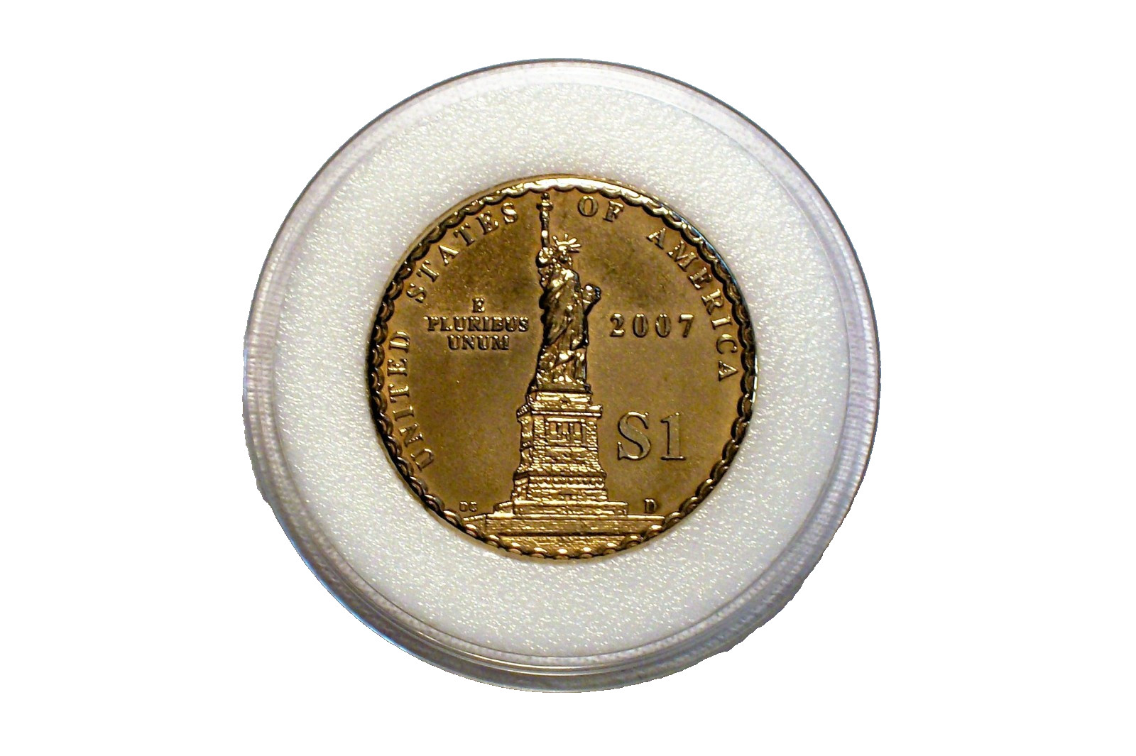 Daniel Carr - 2007-D President James Madison Concept Dollar - Satin Brass Finish